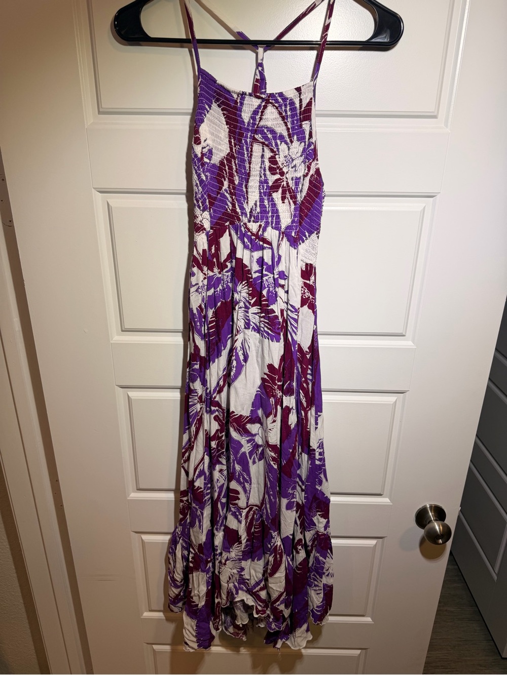 Free People Purple and White Floral Maxi Dress - Picture 2 of 2